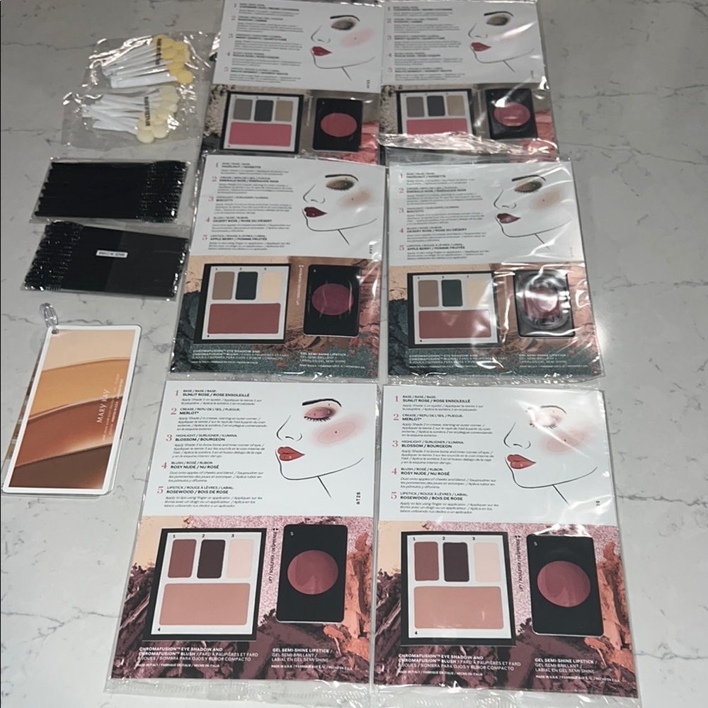 Mary Kay Sample Makeup Palette Sets with extras